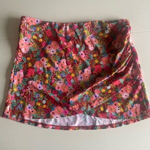 Summersalt Floral Swim Sarong - Red and Pink
